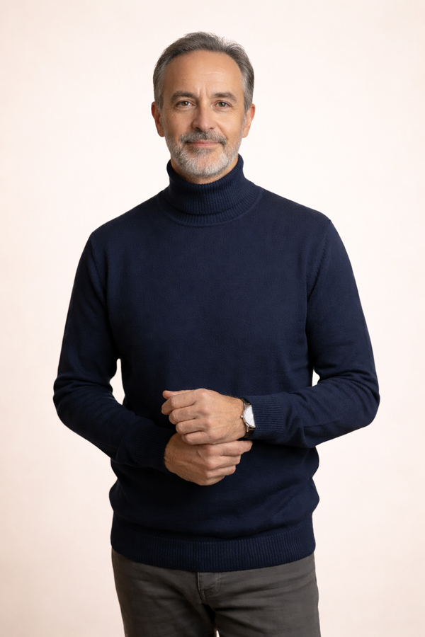 Minimalist Turtleneck Sweater