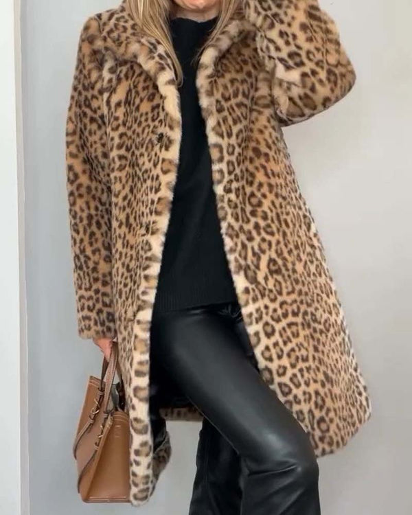 Lysandra | Elegant Leopard Coat